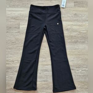Girls RBX black flare leggings yoga pants size medium 10/12